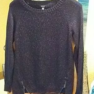 Apartment 9 Black Silver knit Sweater